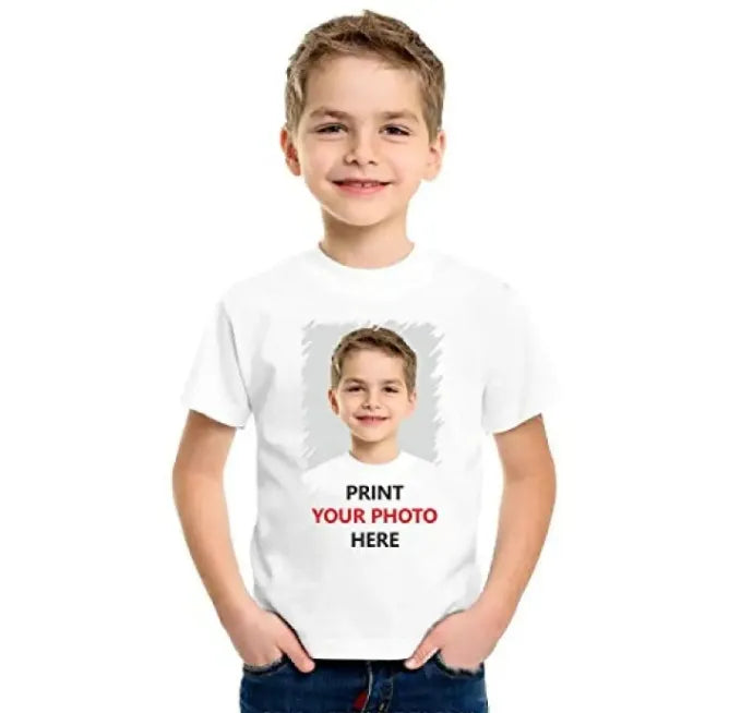 Customized T Shirts with Your Photo/Logo and Name Pic Wali Shirt Name Wali Shirt Customise T Shirt